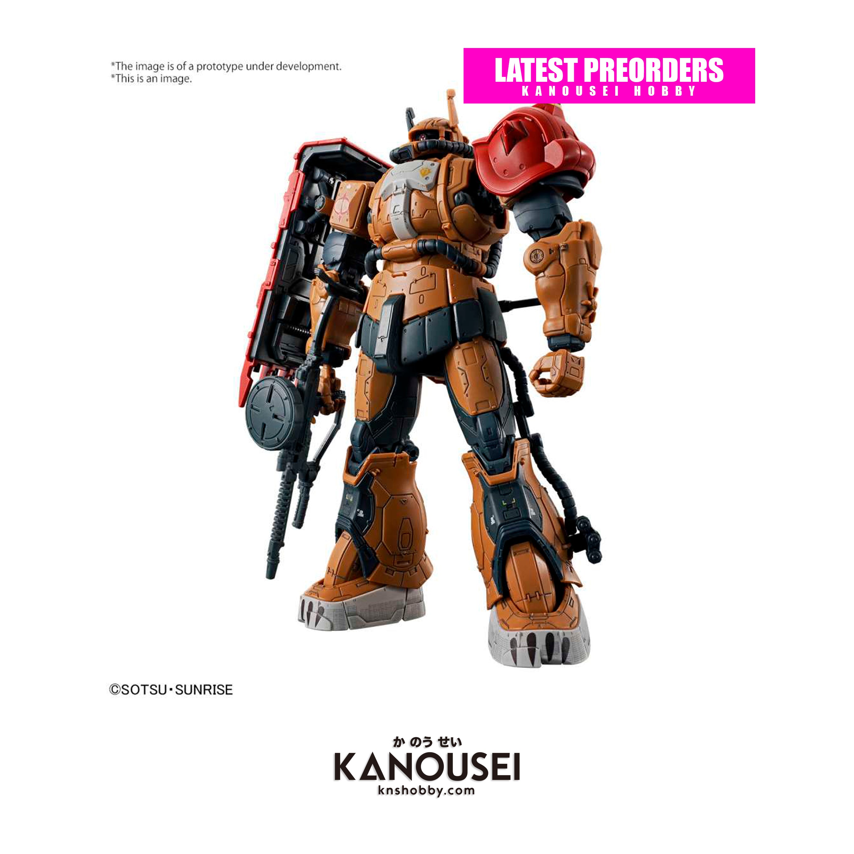 KNS Hobby - NO.254 MS-06F Zaku II F Type (Solari Custom) (Requiem For  Vengeance) – KANOUSEI HOBBY