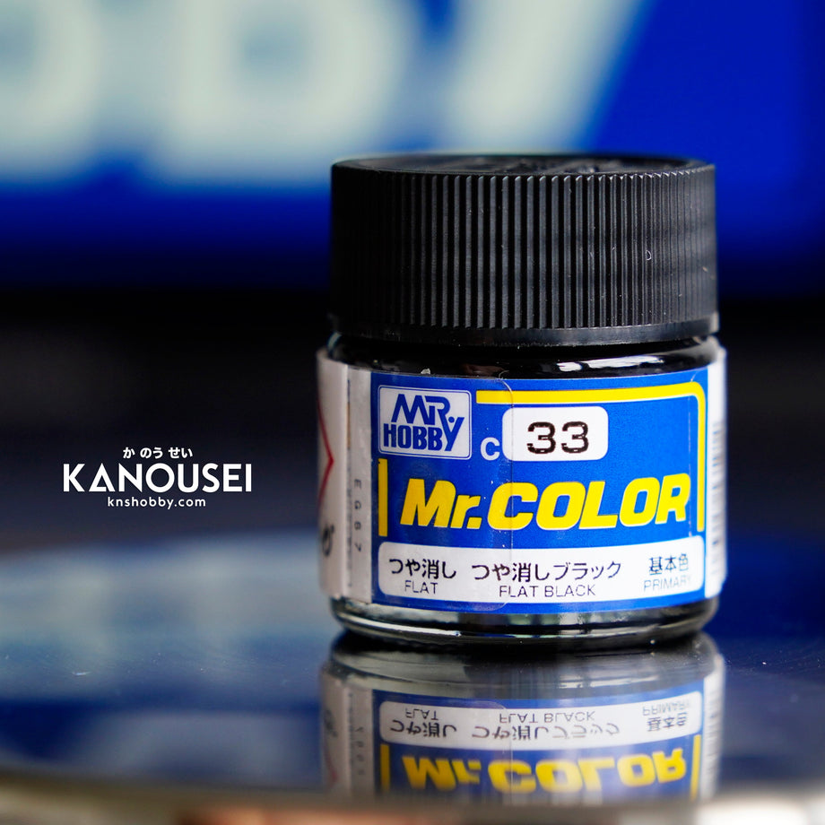 C33 Mr. Color Flat Black 10ml