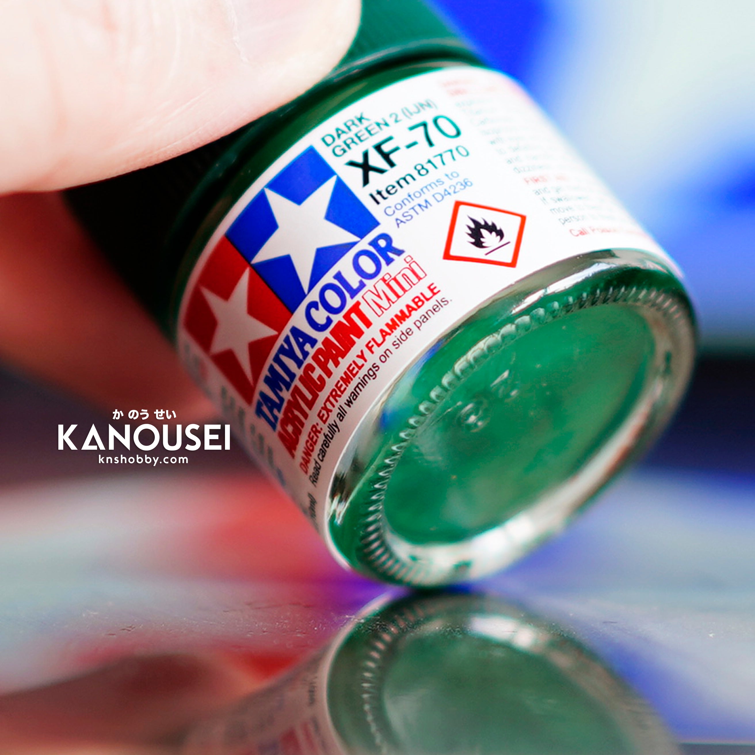 Tamiya Acrylic Model Paints: Dark Green 2 (XF-89)